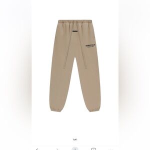 Fear of God Essentials Tan Track Pants